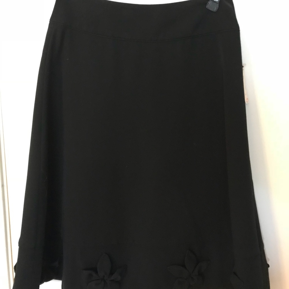 NEW! Black A-line Flare Skirt Sz 8 East 5th
